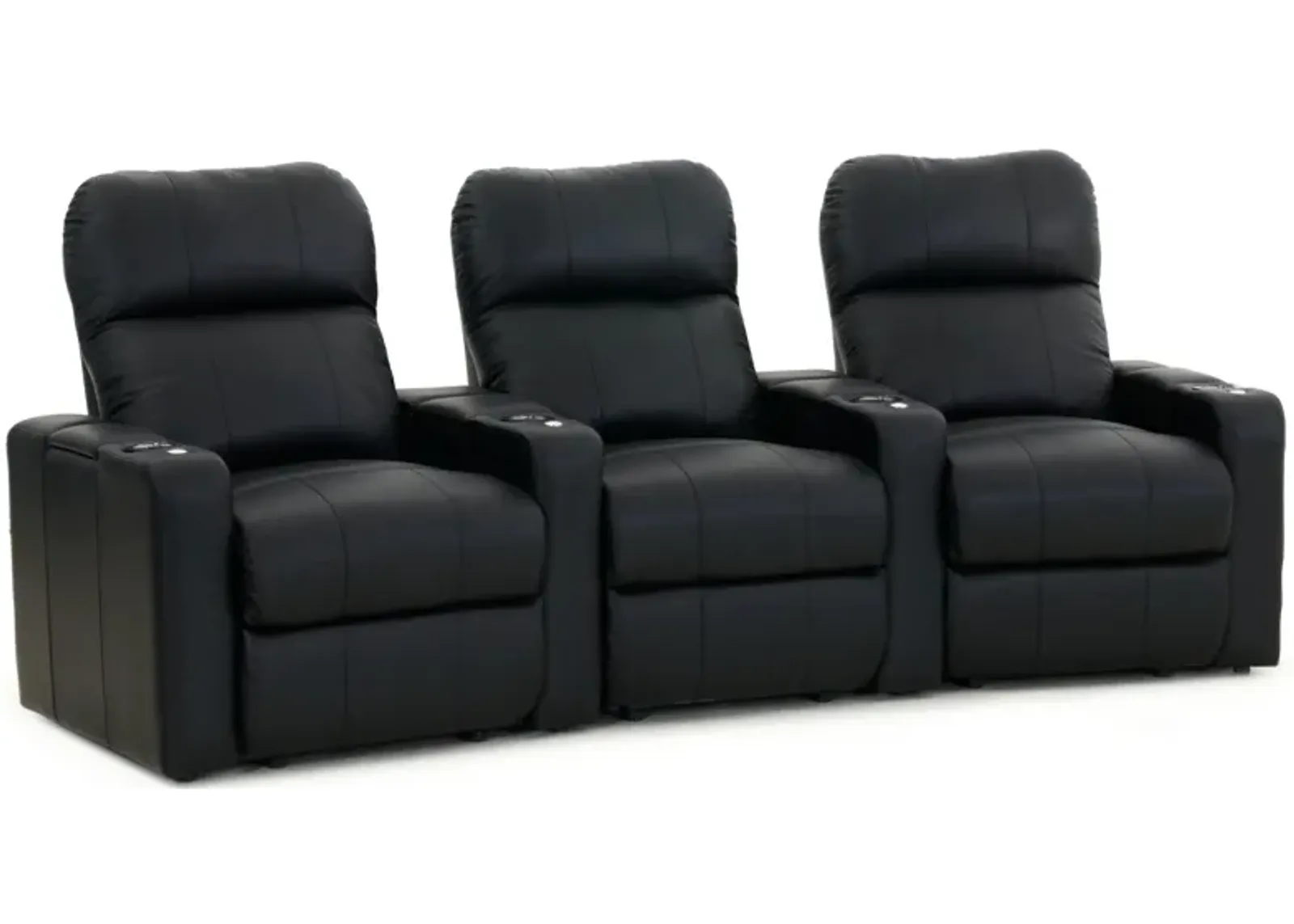 Marquee 3-pc Power Reclining Sectional in Black by Bellanest