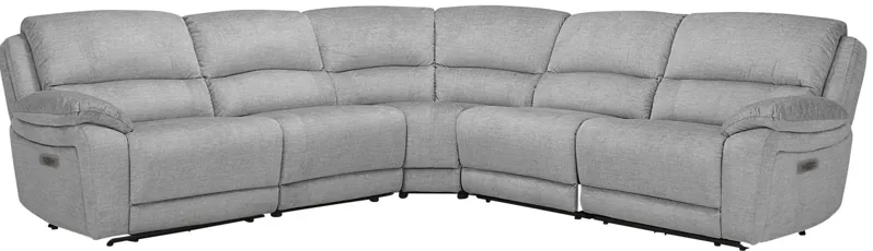 Marley 5-pc. Power Sectional in Gray by Bellanest