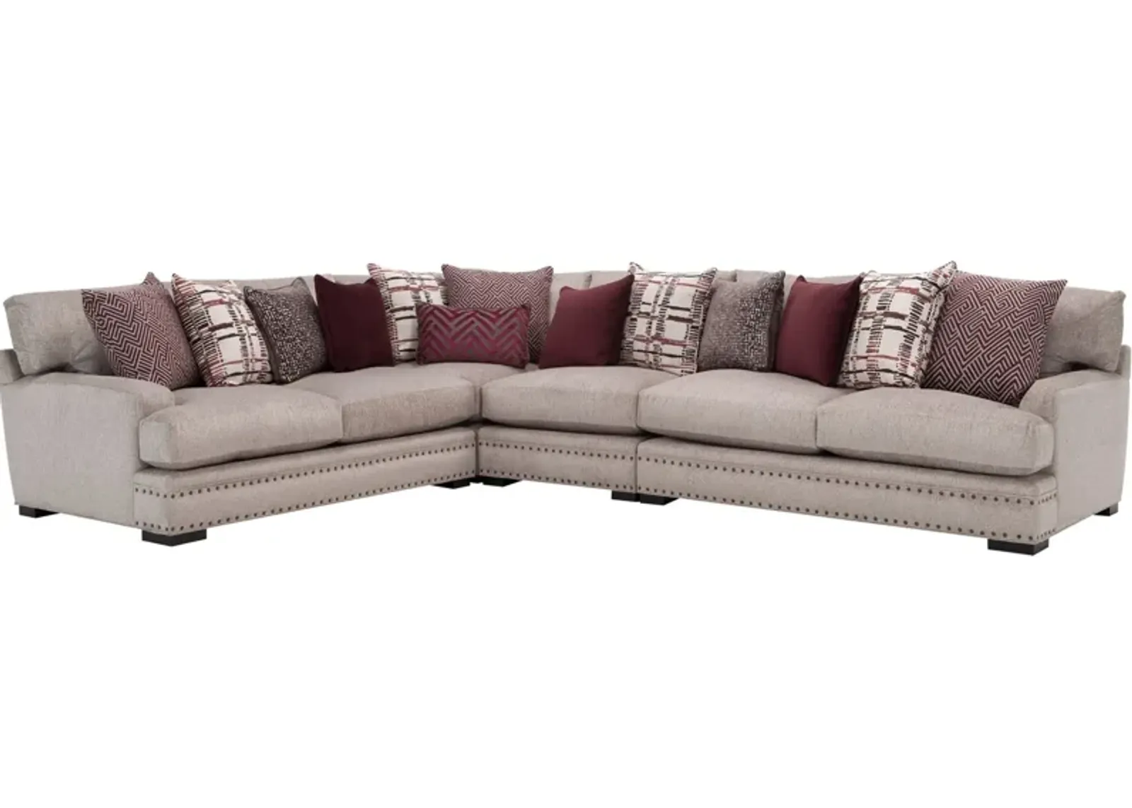 Bayside 4-pc. Sectional in Bulova Linen by H.M. Richards