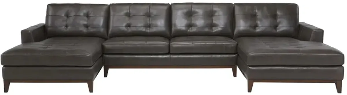 Wheaton Leather 3-pc. Sectional