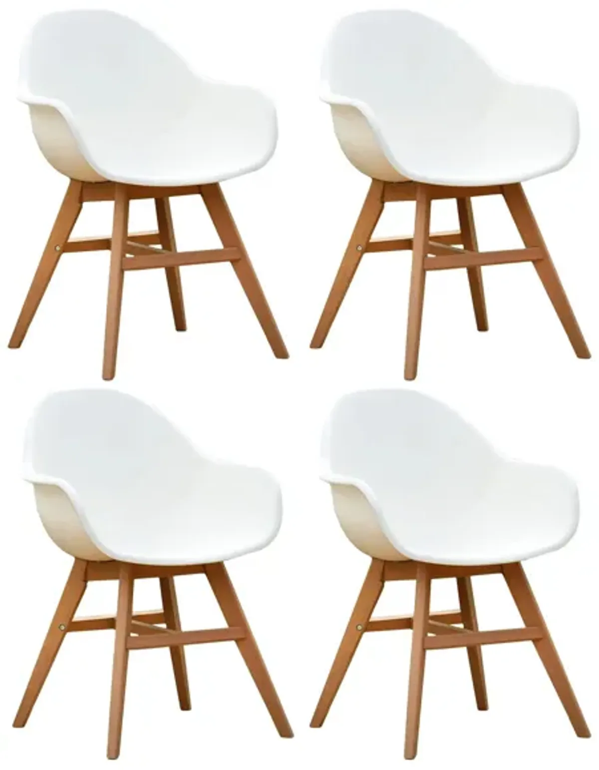 Amazonia Outdoor 4-pc. Eucalyptus Chairs