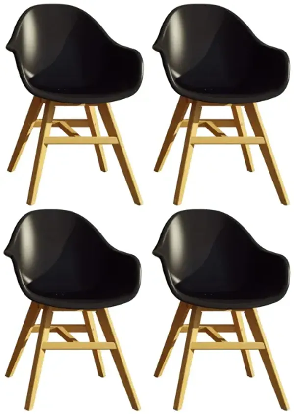 Amazonia Outdoor 4-pc. Teak Chairs