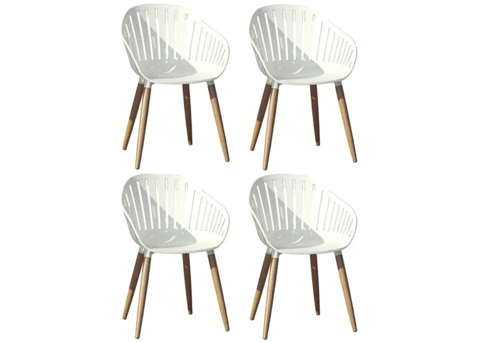 Amazonia Outdoor 4-pc. Teak Chairs