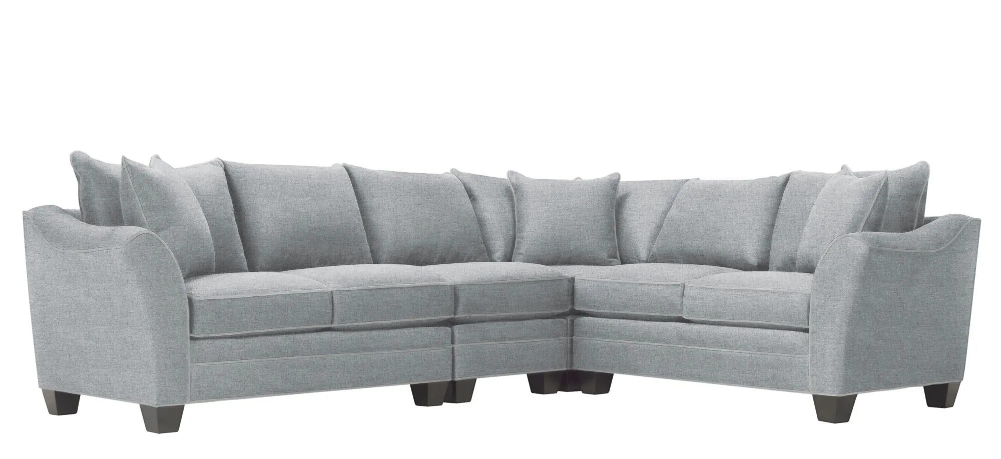 Foresthill 4-pc. Loveseat Sectional Sofa in Santa Rosa Ash by H.M. Richards