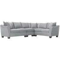 Foresthill 4-pc. Loveseat Sectional Sofa in Santa Rosa Ash by H.M. Richards