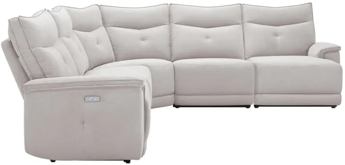 Graceland 5-pc. Sectional Sofa w/Power Headrests