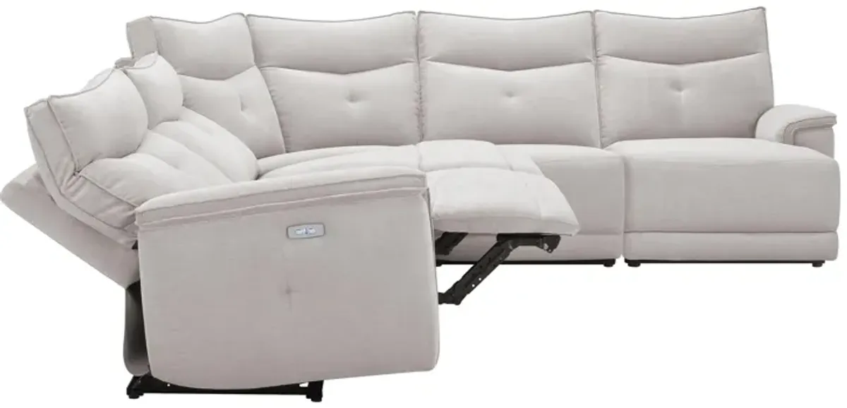 Graceland 5-pc. Sectional Sofa w/Power Headrests