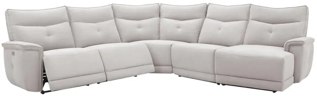 Graceland 5-pc. Sectional Sofa w/Power Headrests