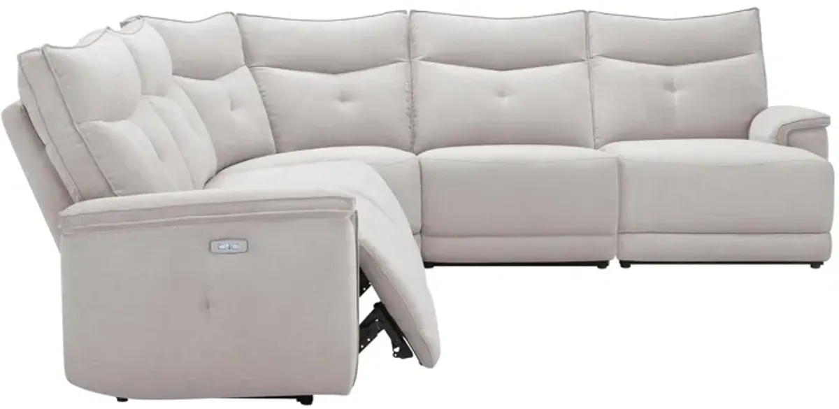 Graceland 5-pc. Sectional Sofa w/Power Headrests