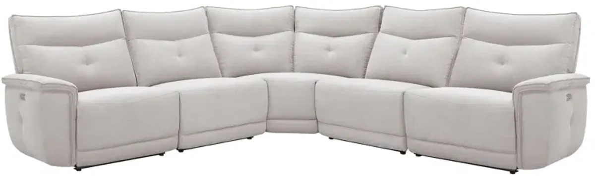 Graceland 5-pc. Sectional Sofa w/Power Headrests