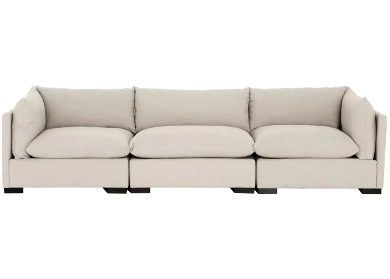 Westwood 3-pc. Modular Sectional Sofa in Bennett Moon by Four Hands