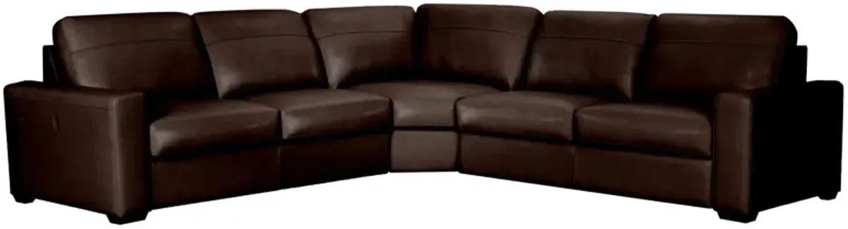 Harley 4-pc. Leather Sectional