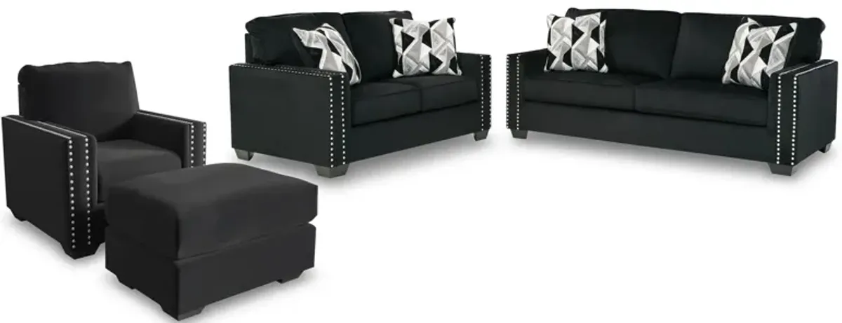 Gleston 4-pc. Set in Onyx by Ashley Furniture