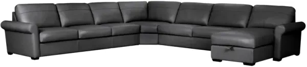 Harley 6-pc. Leather Sectional