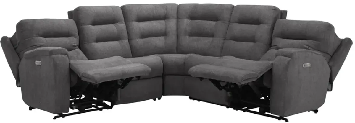 Halenbeck 5-pc. Triple Power Sectional