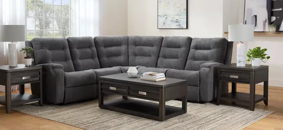 Halenbeck 5-pc. Triple Power Sectional