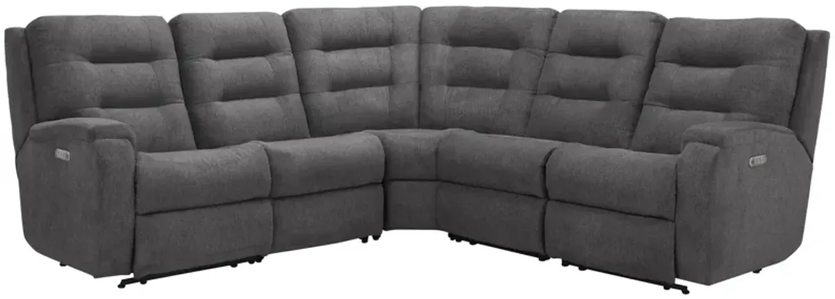 Halenbeck 5-pc. Triple Power Sectional