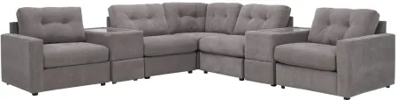 ModularOne 7-pc. Sectional in Granite by H.M. Richards
