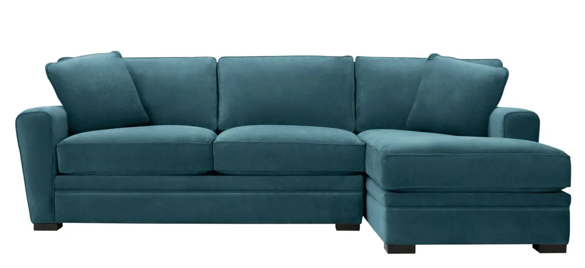 Artemis II 2-pc. Sectional in Gypsy Teal by Jonathan Louis