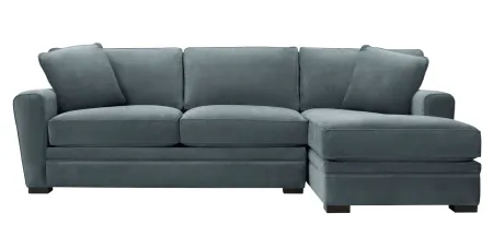 Artemis II 2-pc. Right Hand Facing Sectional Sofa in Gypsy Blue Goblin by Jonathan Louis