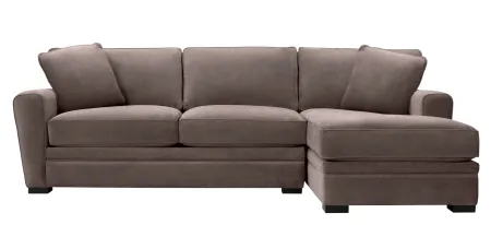 Artemis II 2-pc. Right Hand Facing Sectional Sofa in Gypsy Truffle by Jonathan Louis