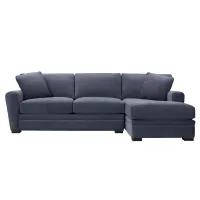 Artemis II 2-pc. Right Hand Facing Sectional Sofa in Gypsy Slate by Jonathan Louis