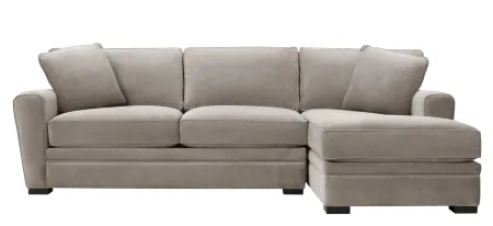 Artemis II 2-pc. Right Hand Facing Sectional Sofa in Gypsy Platinum by Jonathan Louis