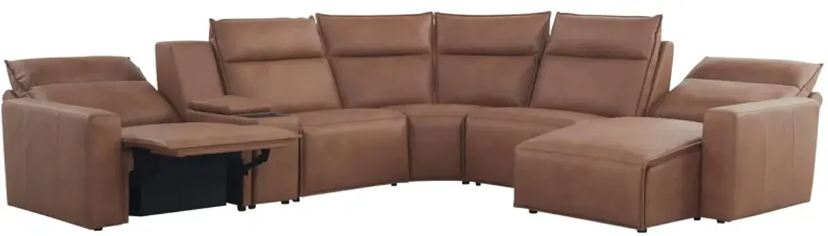 ModularTwo 6-pc. Power Sectional w/ Power Headrest