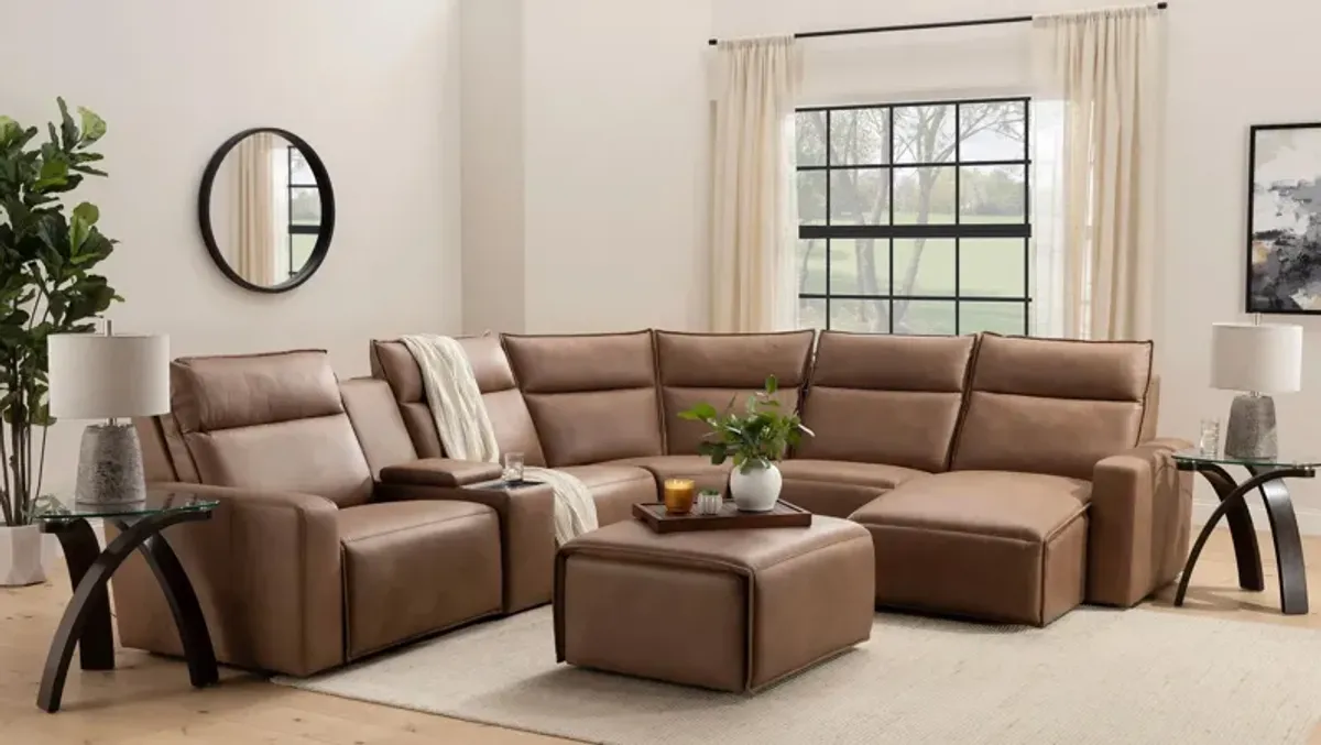 ModularTwo 6-pc. Power Sectional w/ Power Headrest