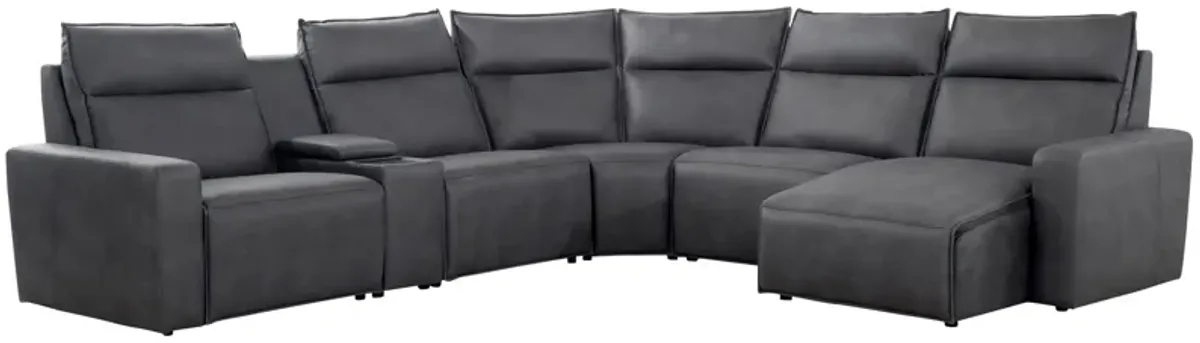 ModularTwo 6-pc. Power Sectional w/ Power Headrest