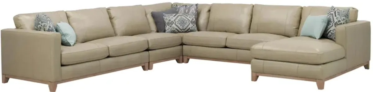 Ryland 5-pc. Sectional in Beige by Bellanest