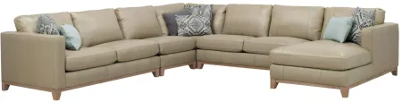 Ryland 5-pc. Sectional in Beige by Bellanest