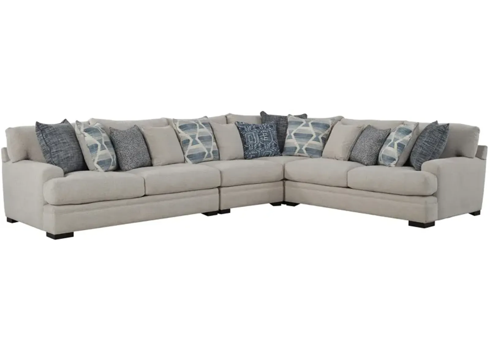 Bayside 4-pc. Sectional in Beige by H.M. Richards