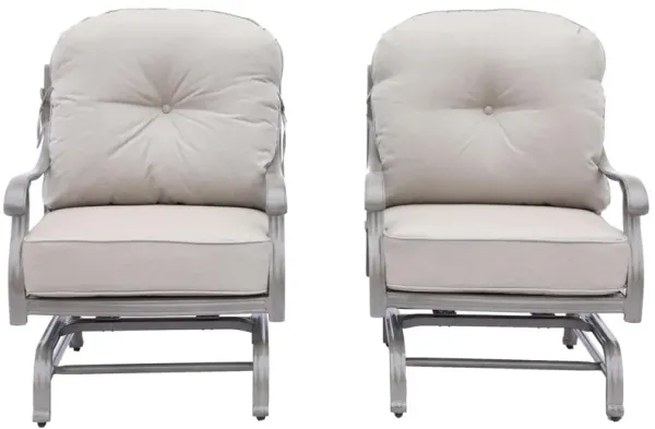 Indigo Bay Outdoor Motion Club Chair Set of 2