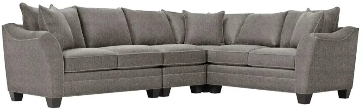 Foresthill 4-pc. Loveseat Sectional Sofa in Sugar Shack Stone by H.M. Richards