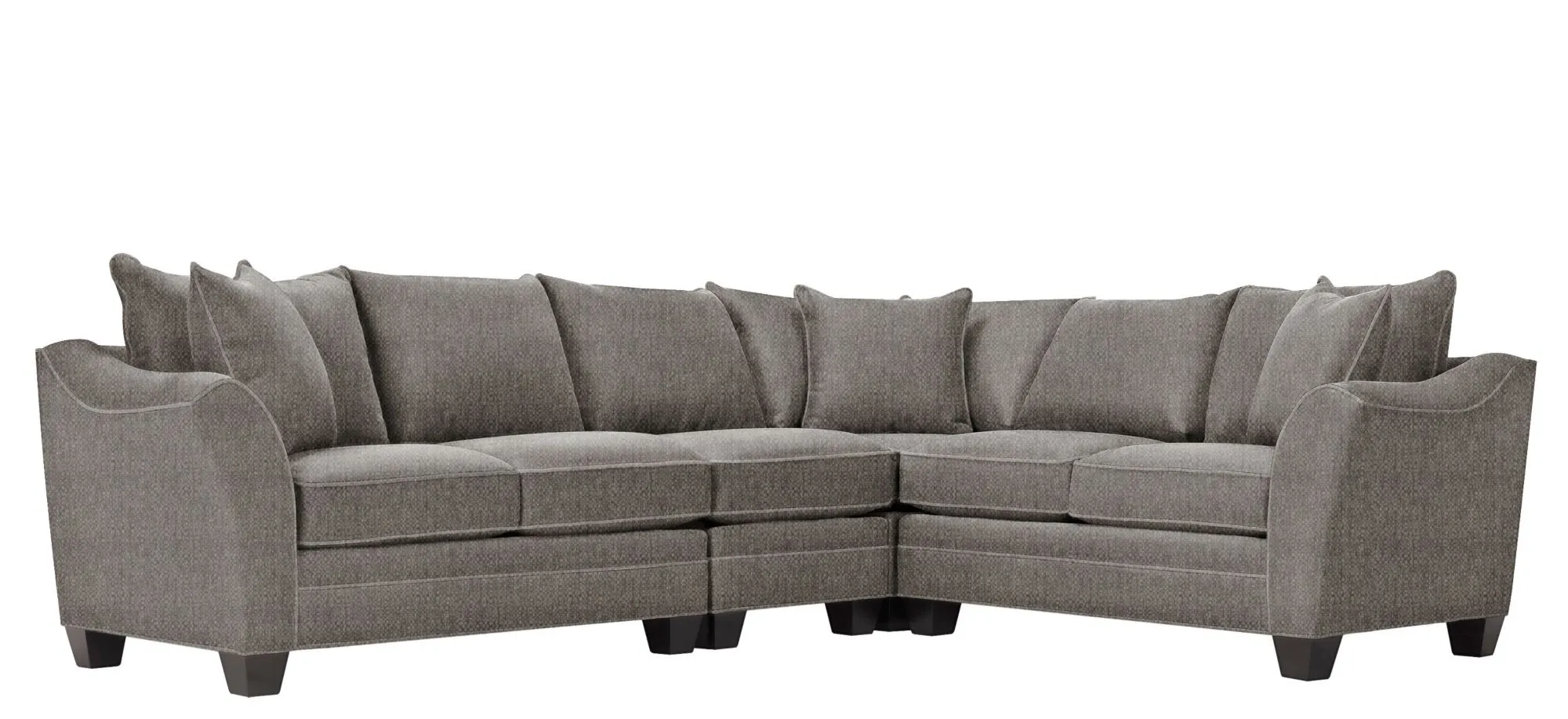 Foresthill 4-pc. Loveseat Sectional Sofa in Sugar Shack Stone by H.M. Richards