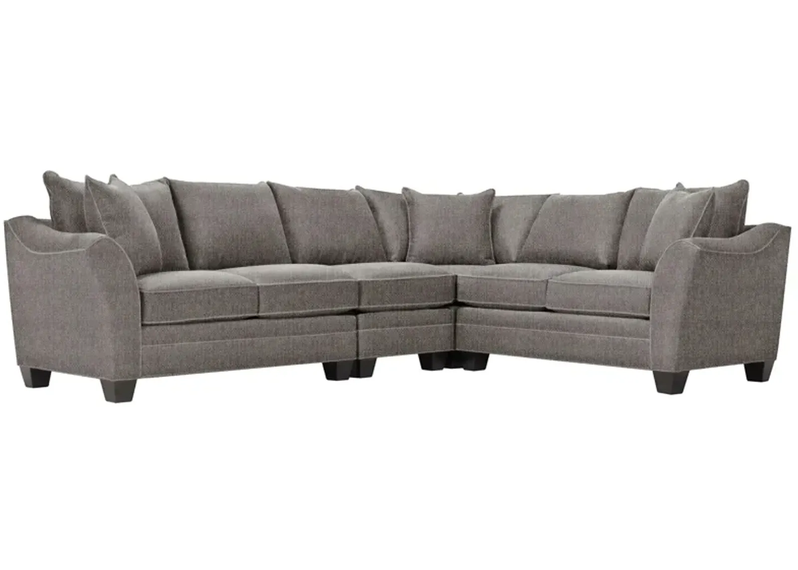 Foresthill 4-pc. Loveseat Sectional Sofa in Sugar Shack Stone by H.M. Richards