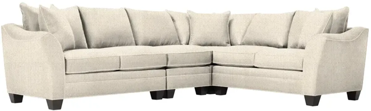 Foresthill 4-pc. Loveseat Sectional Sofa in Sugar Shack Alabaster by H.M. Richards