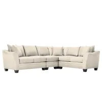 Foresthill 4-pc. Loveseat Sectional Sofa in Sugar Shack Alabaster by H.M. Richards