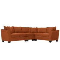 Foresthill 4-pc. Loveseat Sectional Sofa in Santa Rosa Adobe by H.M. Richards