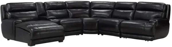 Tompkins Leather 6-pc. Sectional