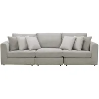 Cassio 3-pc. Sofa in Gray by Flair