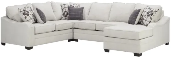 Caid 4-pc. Chenille Sectional Sofa