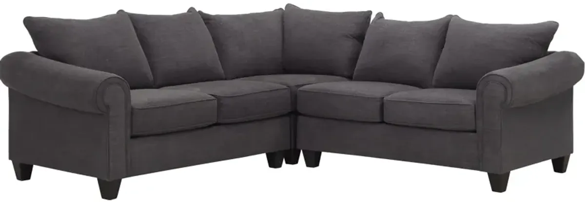 Piper 3-pc. Chenille Sectional Sofa