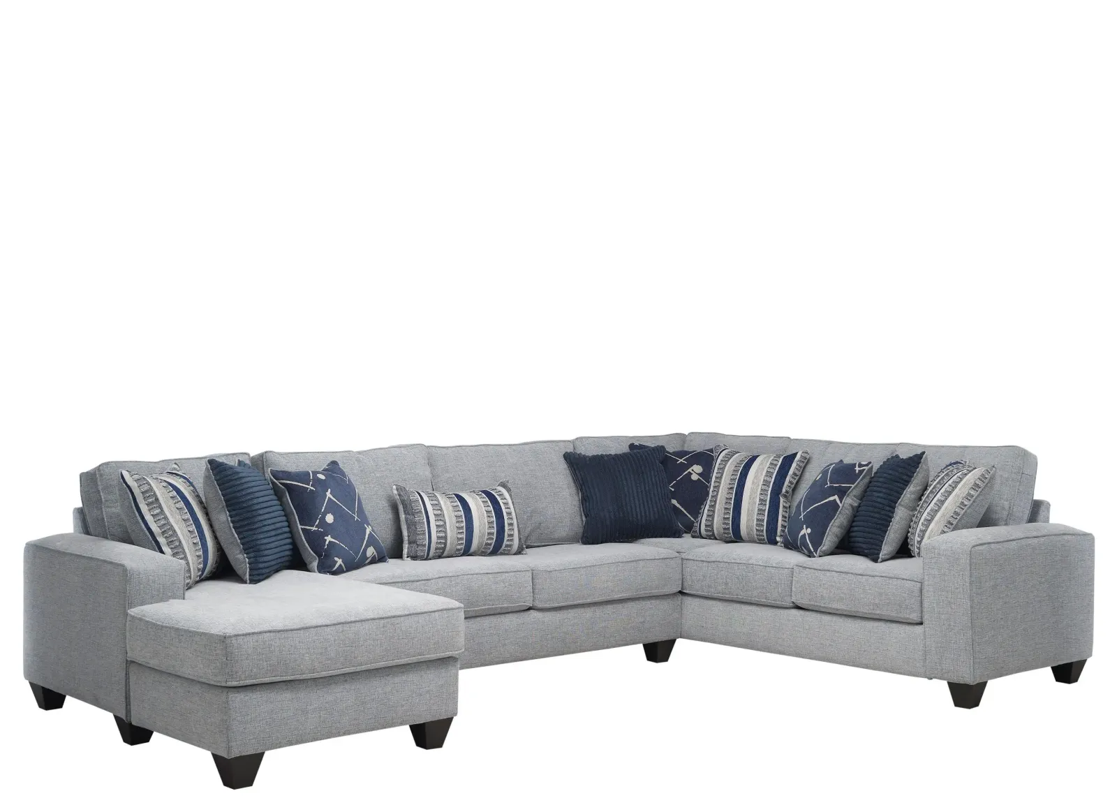 Alston 3-pc. Sectional in Persia Indigo by Albany Furniture