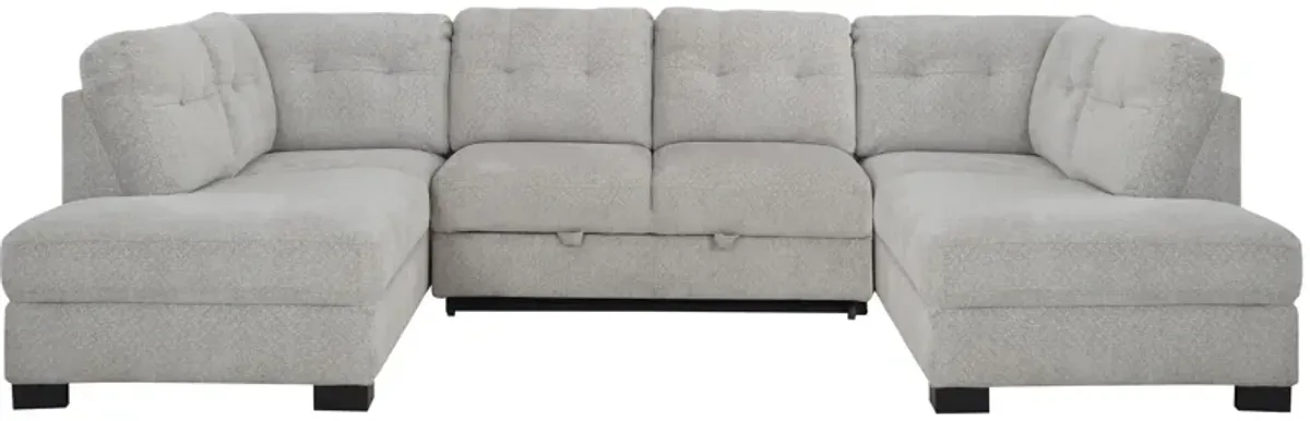 Pierce 3-pc. Sectional w/ Pop Up Sleeper