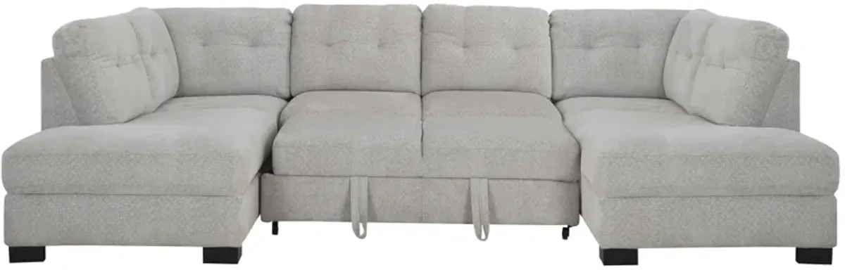 Pierce 3-pc. Sectional w/ Pop Up Sleeper