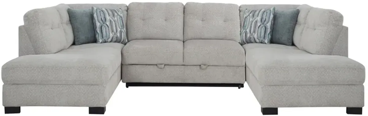 Pierce 3-pc. Sectional w/ Pop Up Sleeper