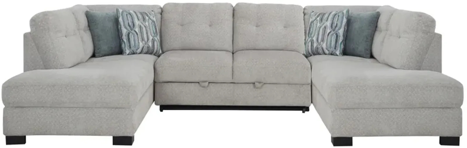 Pierce 3-pc. Sectional w/ Pop Up Sleeper