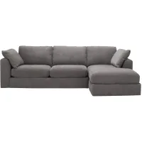 Nappily 2-pc. Sectional in Graphite by Alan White